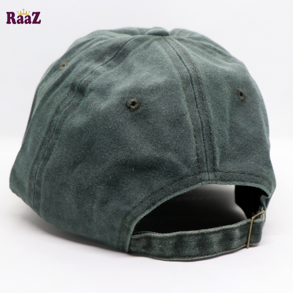 Picture of Deep Green CA California Logo Wash Imported Baseball Cap