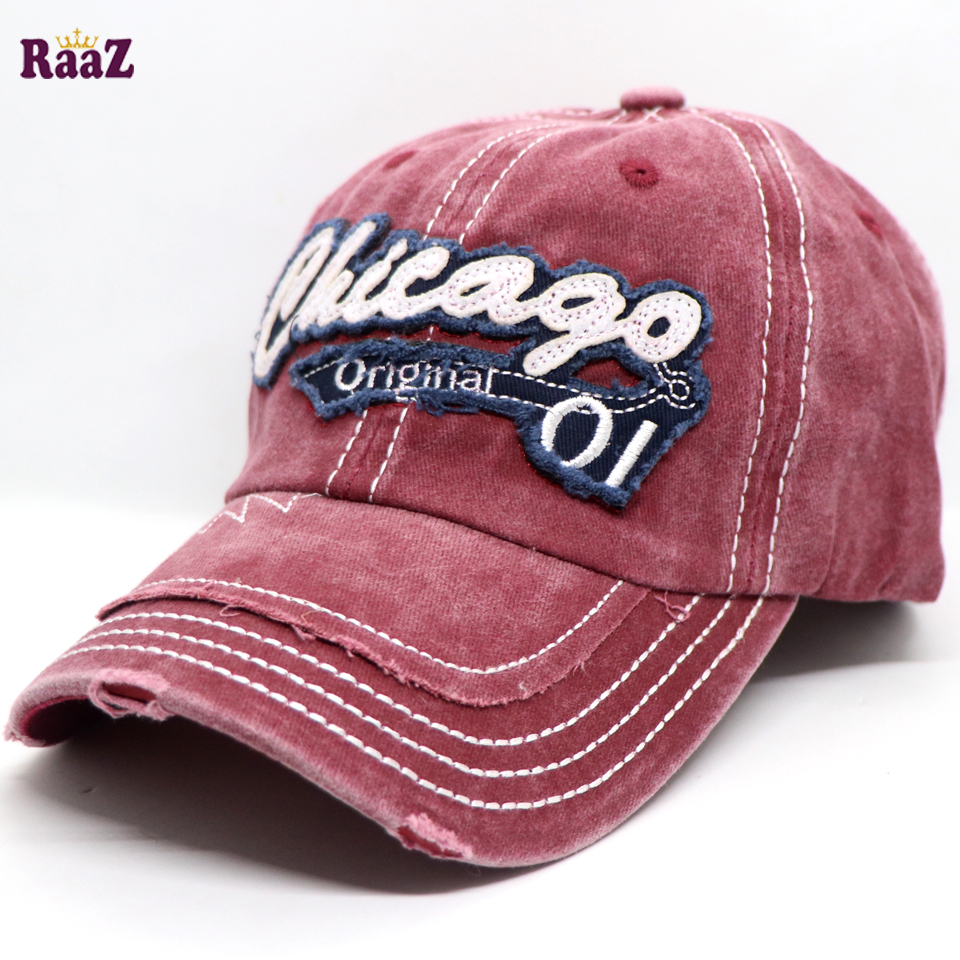 Picture of Maroon Chicago Original 01 Imported Wash Cap