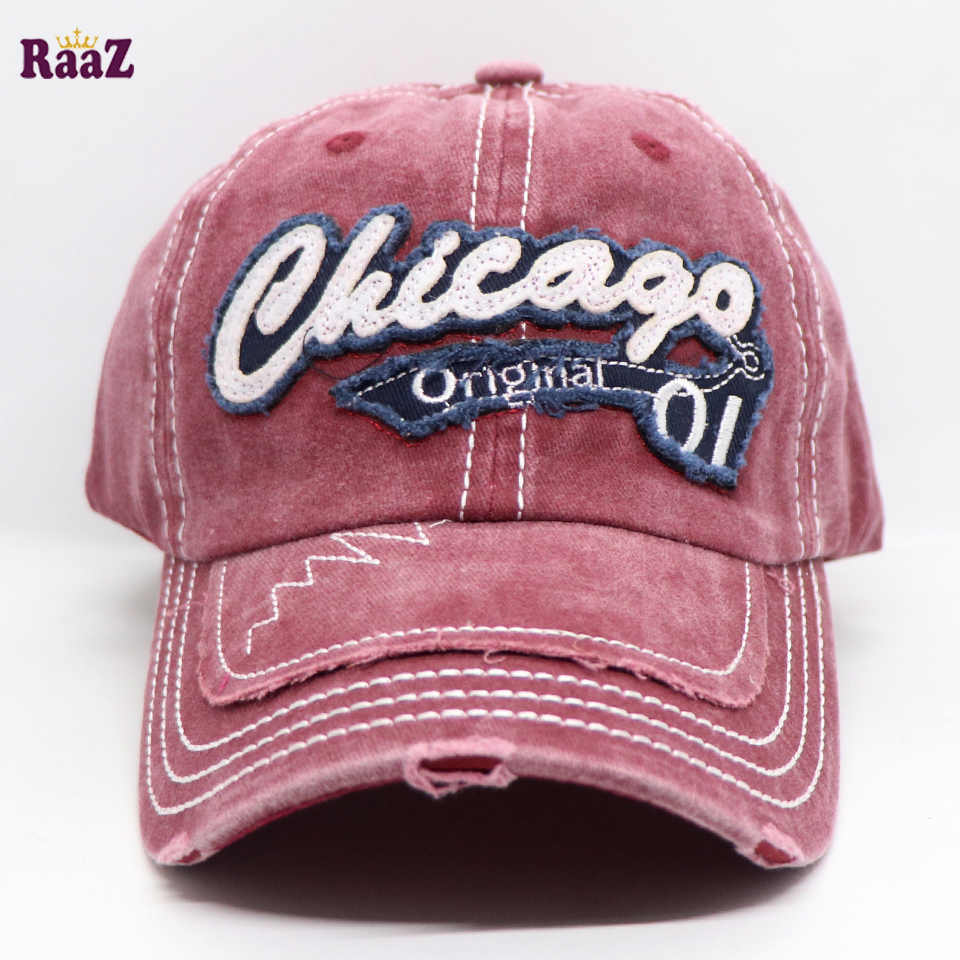 Picture of Maroon Chicago Original 01 Imported Wash Cap