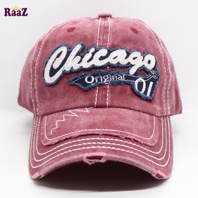 Picture of Maroon Chicago Original 01 Imported Wash Cap