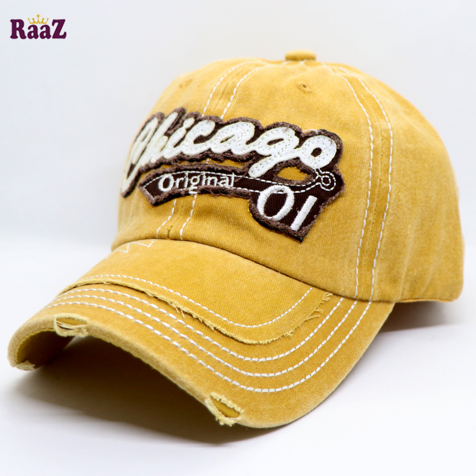 Picture of Yellow Chicago Original 01 Imported Wash Cap