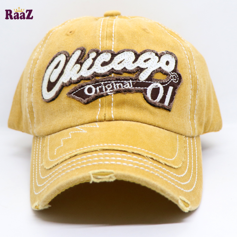 Picture of Yellow Chicago Original 01 Imported Wash Cap