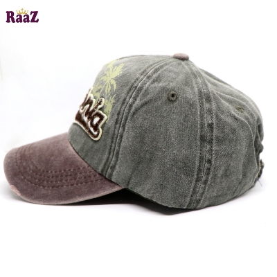 Picture of Green California Wash Baseball Imported Cap