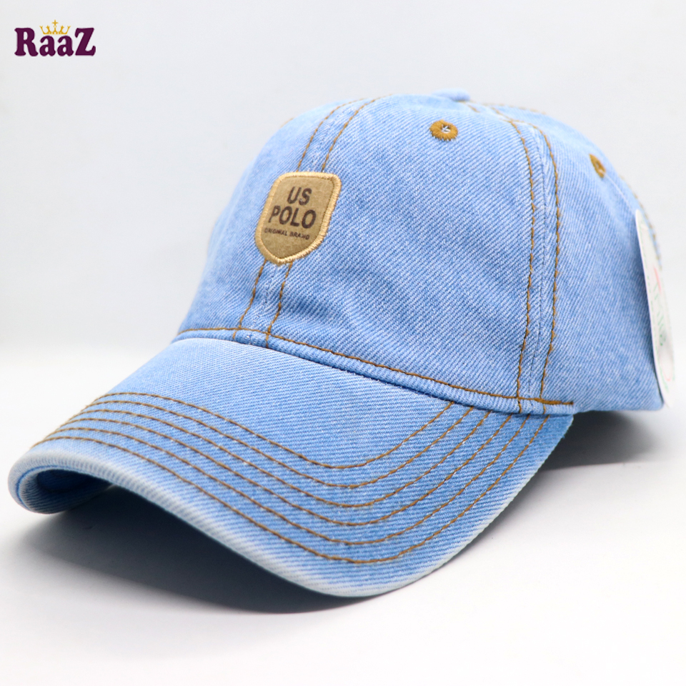 Picture of Denim Washed Export Us Polo Baseball Cap For Men
