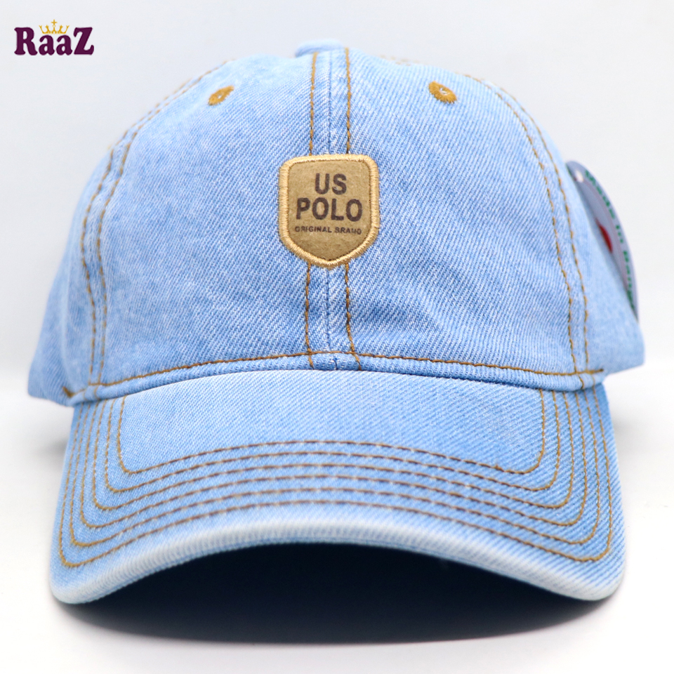 Picture of Denim Washed Export Us Polo Baseball Cap For Men