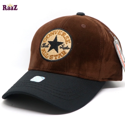 Picture of CONVERSE Black And Deep Brown Export Velvet Baseball Cap For Men