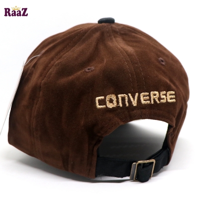 Picture of CONVERSE Black And Deep Brown Export Velvet Baseball Cap For Men