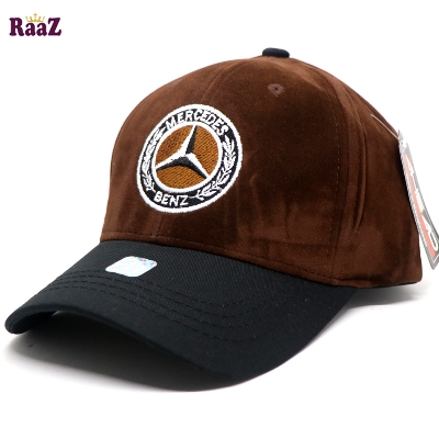 Picture of Mercedes Black And Deep Brown Export Velvet Baseball Cap For Men