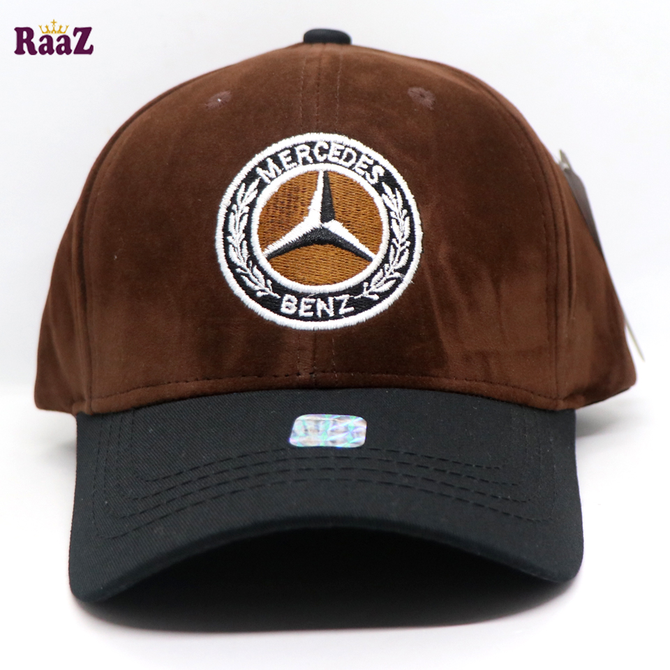 Picture of Mercedes Black And Deep Brown Export Velvet Baseball Cap For Men