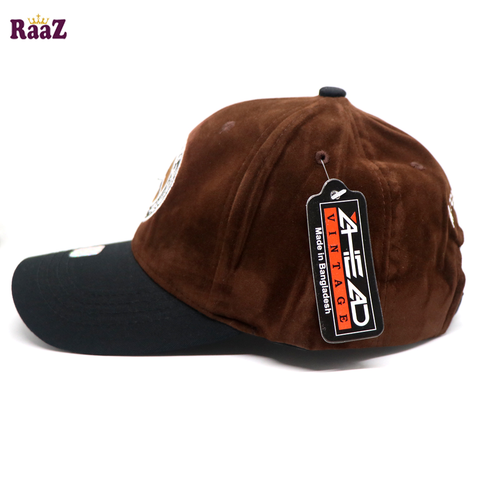 Picture of Mercedes Black And Deep Brown Export Velvet Baseball Cap For Men