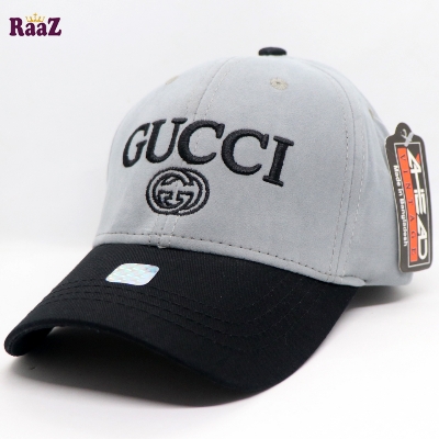 Picture of GG Black And Silver Export Velvet Baseball Cap For Men
