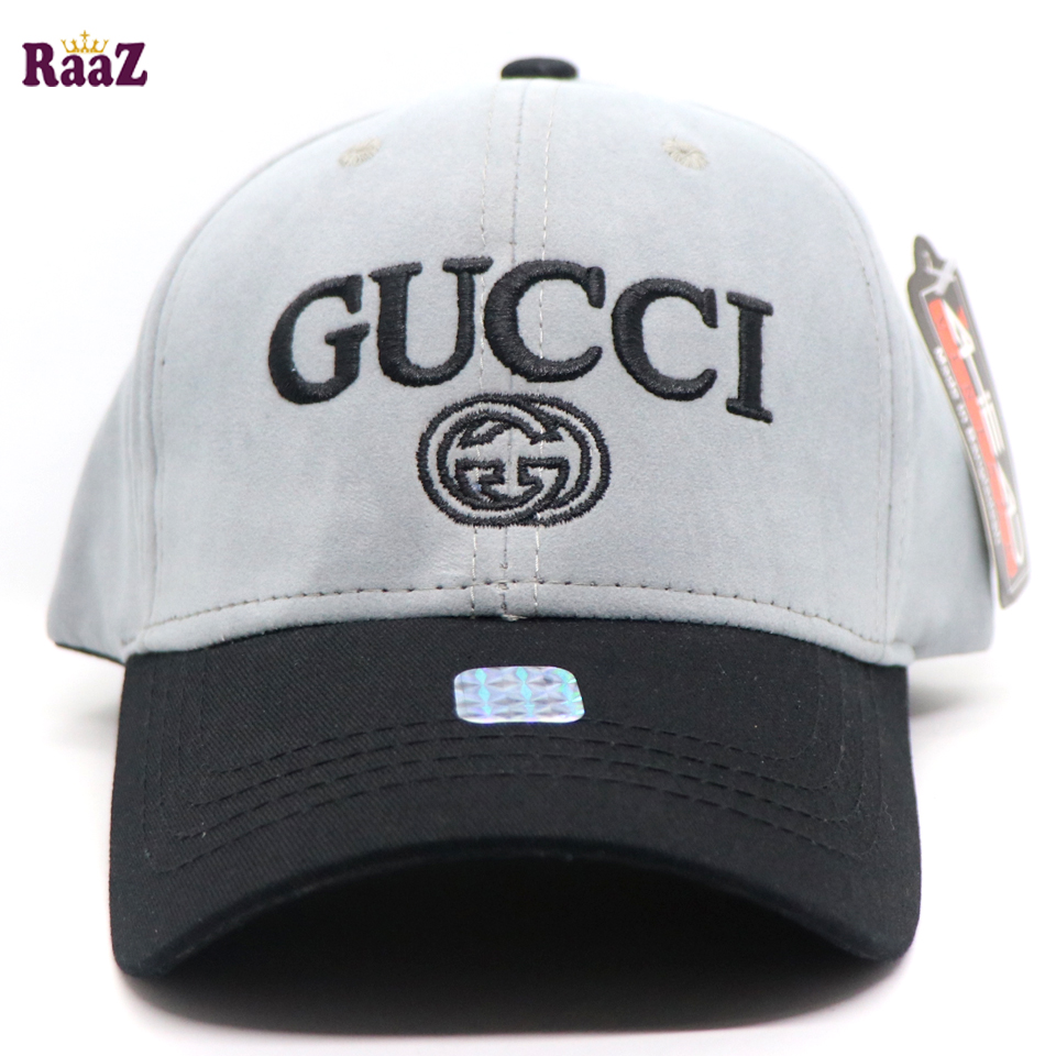 Picture of GG Black And Silver Export Velvet Baseball Cap For Men