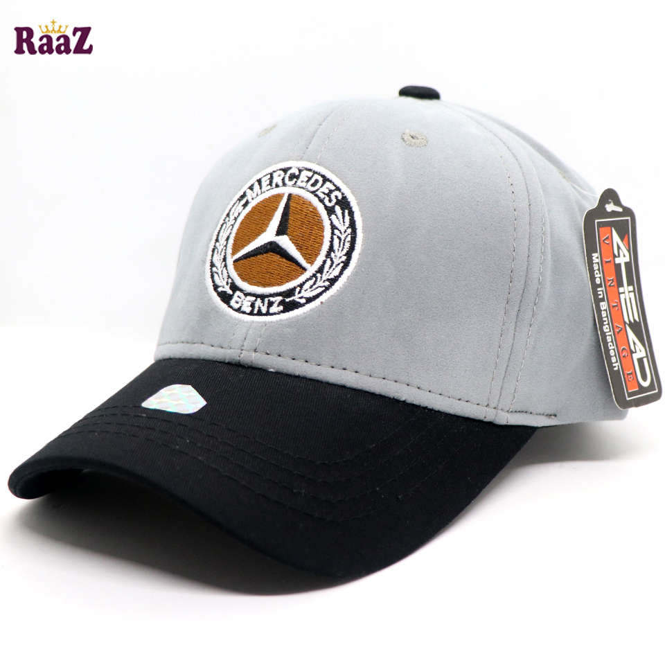 Picture of MERCEDES Black And Silver Export Velvet Baseball Cap For Men