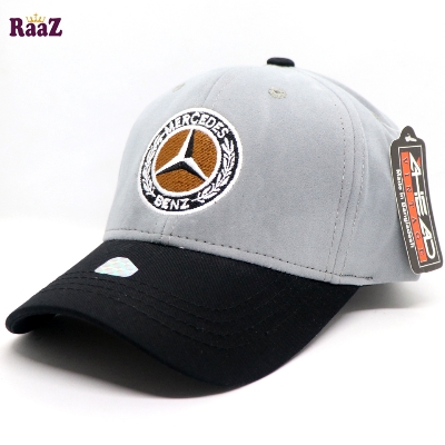 Picture of MERCEDES Black And Silver Export Velvet Baseball Cap For Men