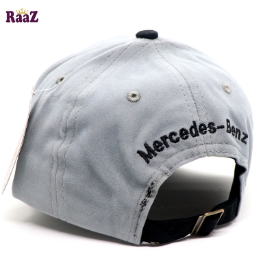 Picture of MERCEDES Black And Silver Export Velvet Baseball Cap For Men