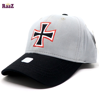 Picture of Iron Cros s Trucker Hat for Men Or Women - Baseball Snapback Cap Outdoors Velvet