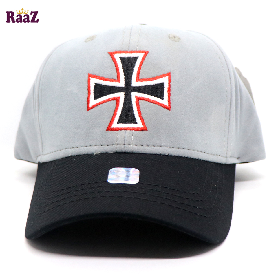 Picture of Iron Cros s Trucker Hat for Men Or Women - Baseball Snapback Cap Outdoors Velvet