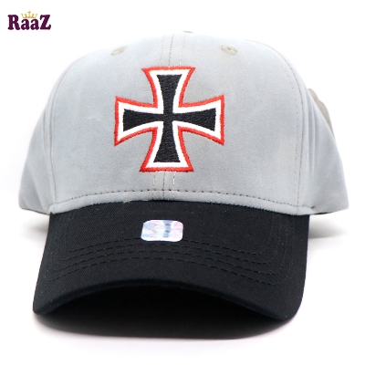 Picture of Iron Cros s Trucker Hat for Men Or Women - Baseball Snapback Cap Outdoors Velvet