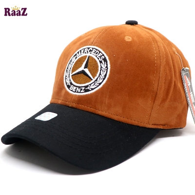 Picture of MERCEDES Black And Deep Brown Export Velvet Baseball Cap For Men