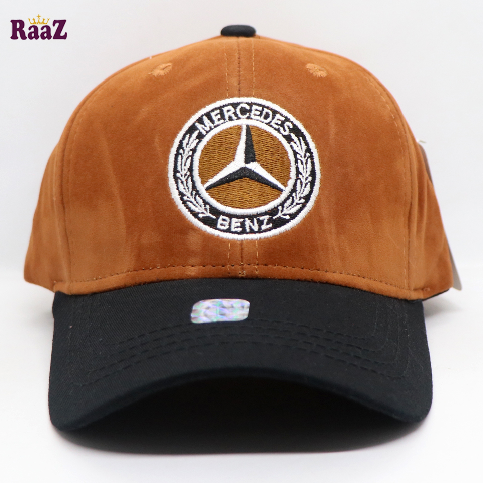 Picture of MERCEDES Black And Deep Brown Export Velvet Baseball Cap For Men
