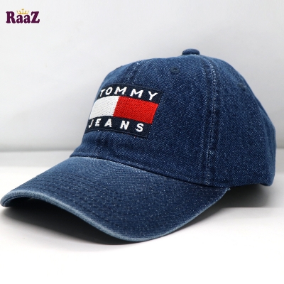 Picture of Navy Blue Tommy Denim Export Baseball Cap For Men