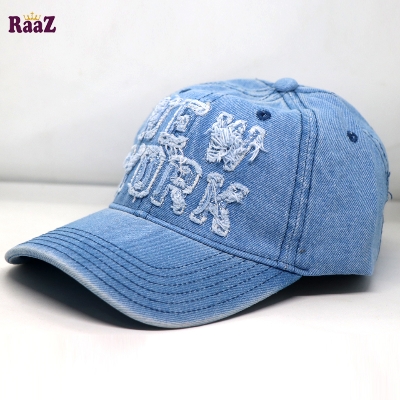 Picture of Denim Wash Export New York Baseball Cap For Men
