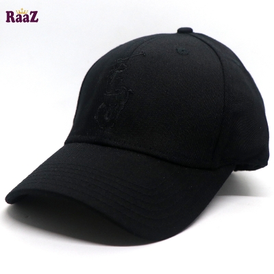 Picture of All Black Export Cotton US Polo Cap For Men