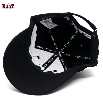 Picture of All Black Export Cotton US Polo Cap For Men