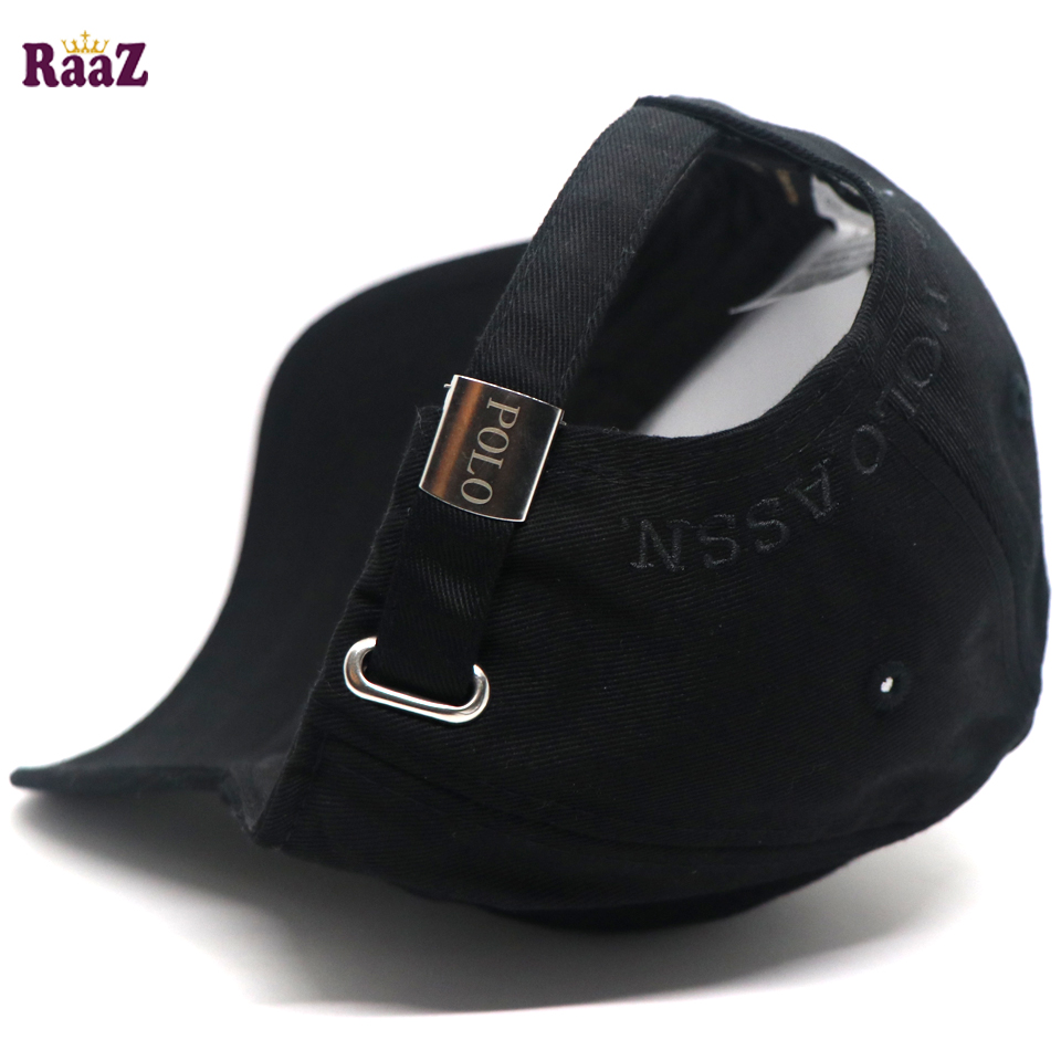Picture of All Black Export Cotton US Polo Cap For Men