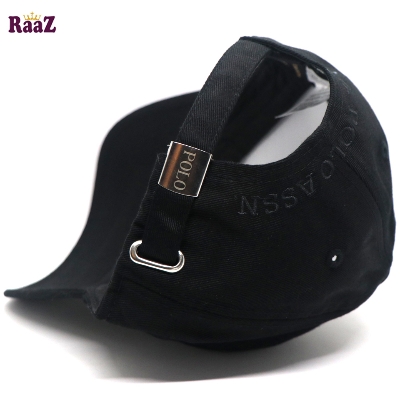 Picture of All Black Export Cotton US Polo Cap For Men