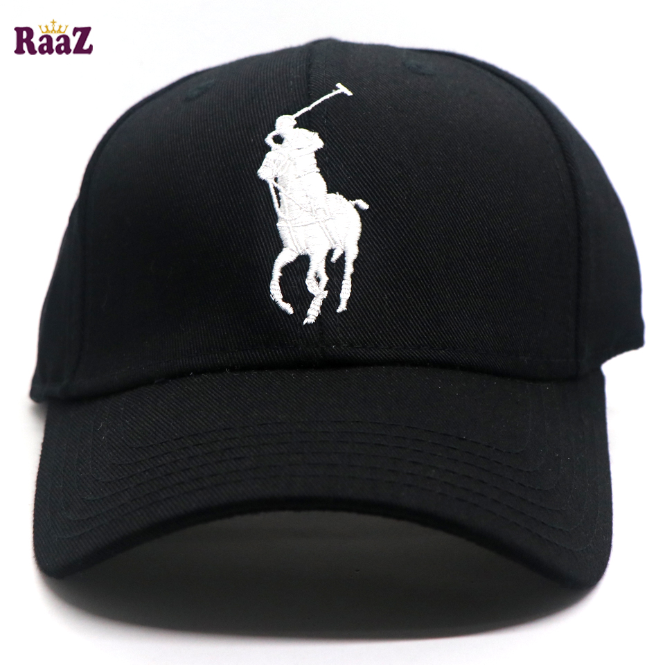 Picture of Black Export Cotton US Polo Cap For Men