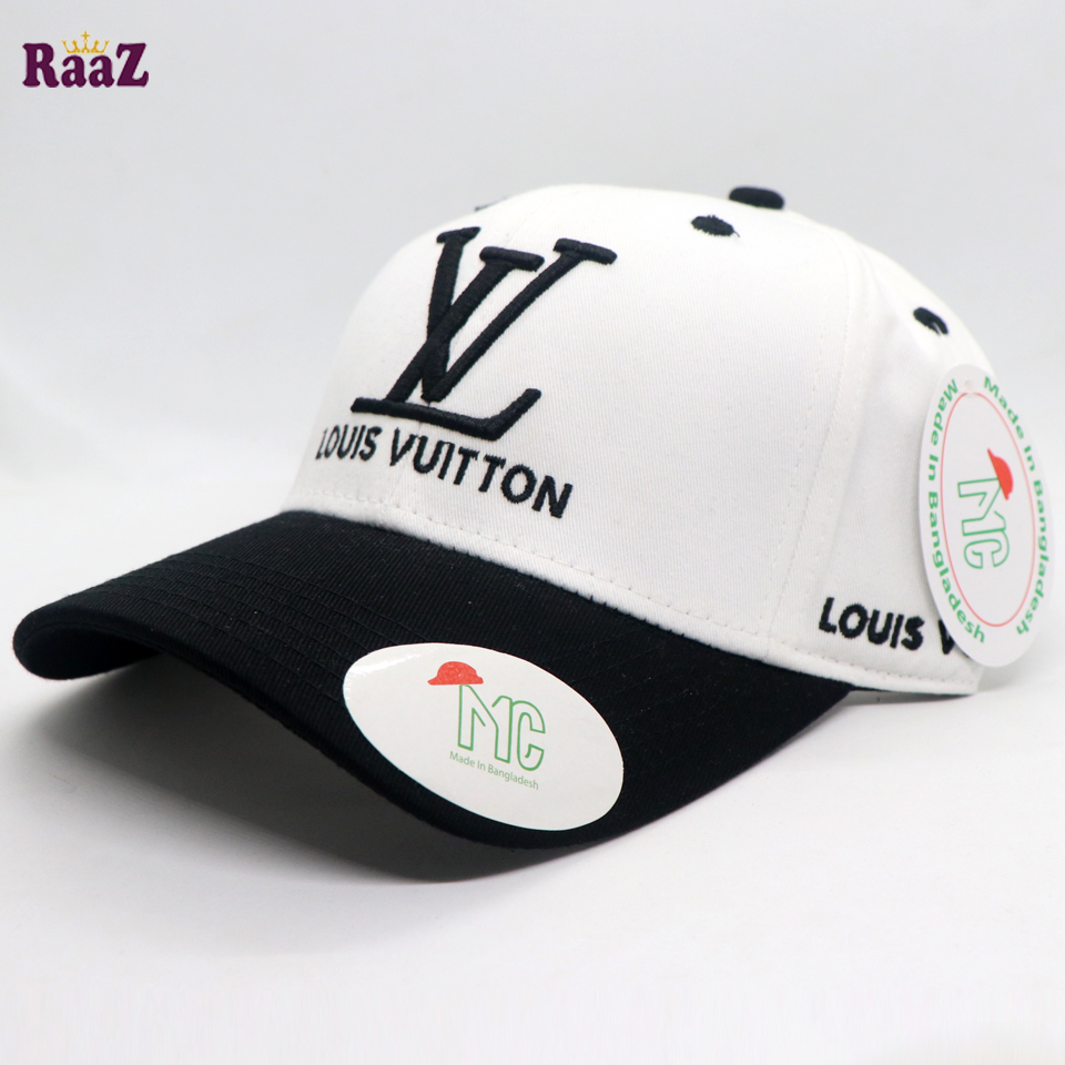 Picture of Multi Embroidery logo Cotton Curved Visor Cap For Men