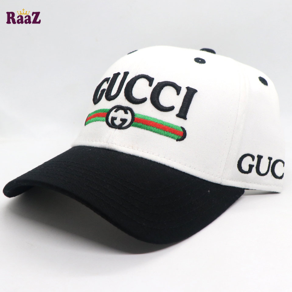 Picture of Multi Embroidery logo Cotton Curved Visor Cap For Men