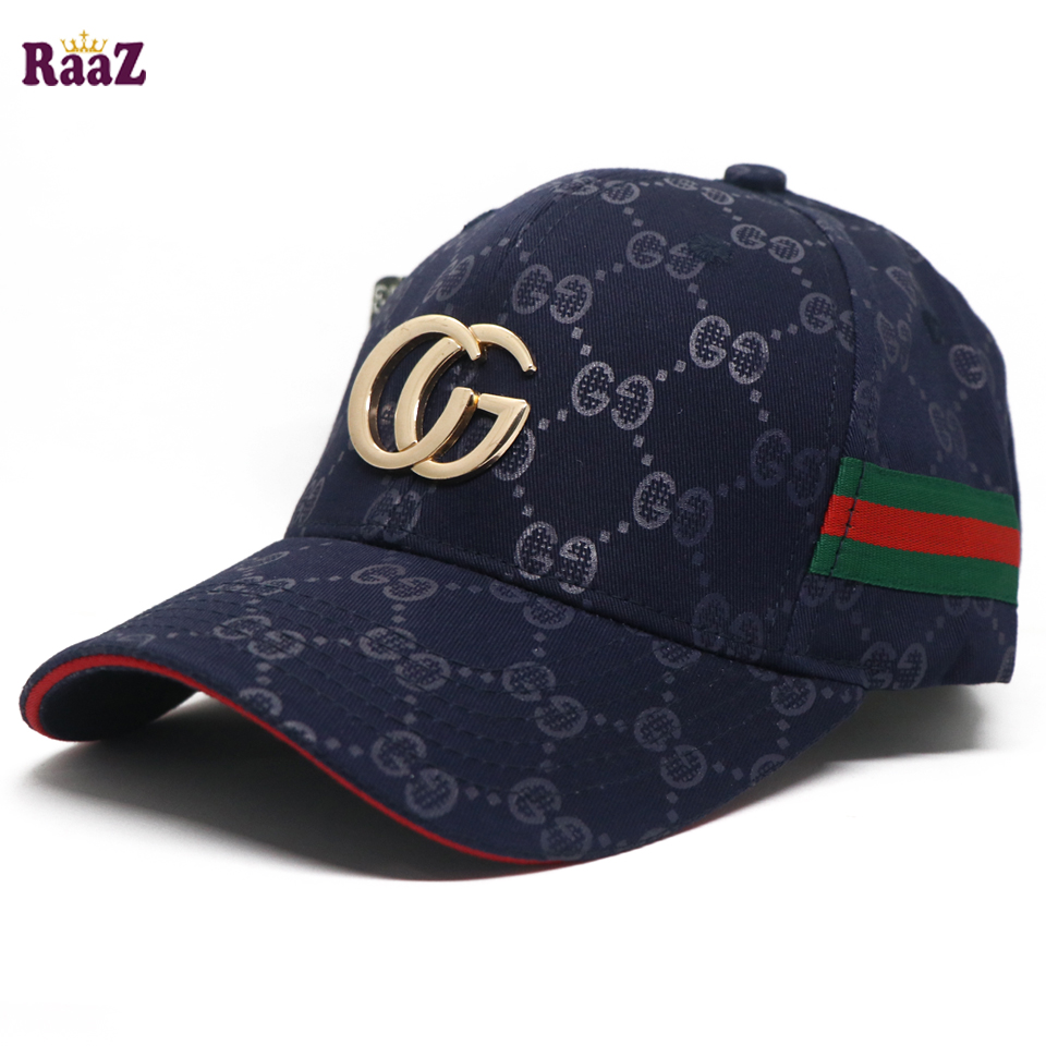 Picture of Navy Blue GG Logo Fashion Cap For Men