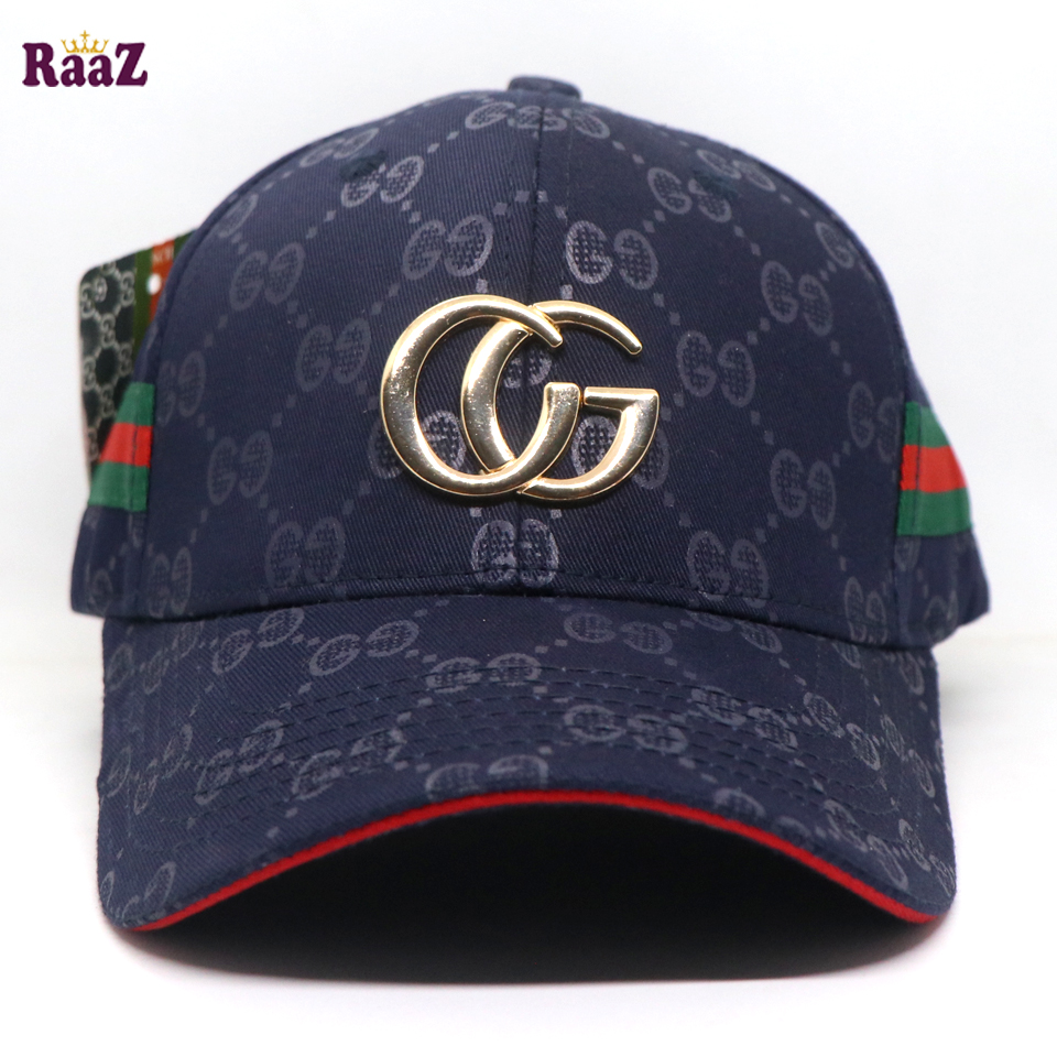 Picture of Navy Blue GG Logo Fashion Cap For Men