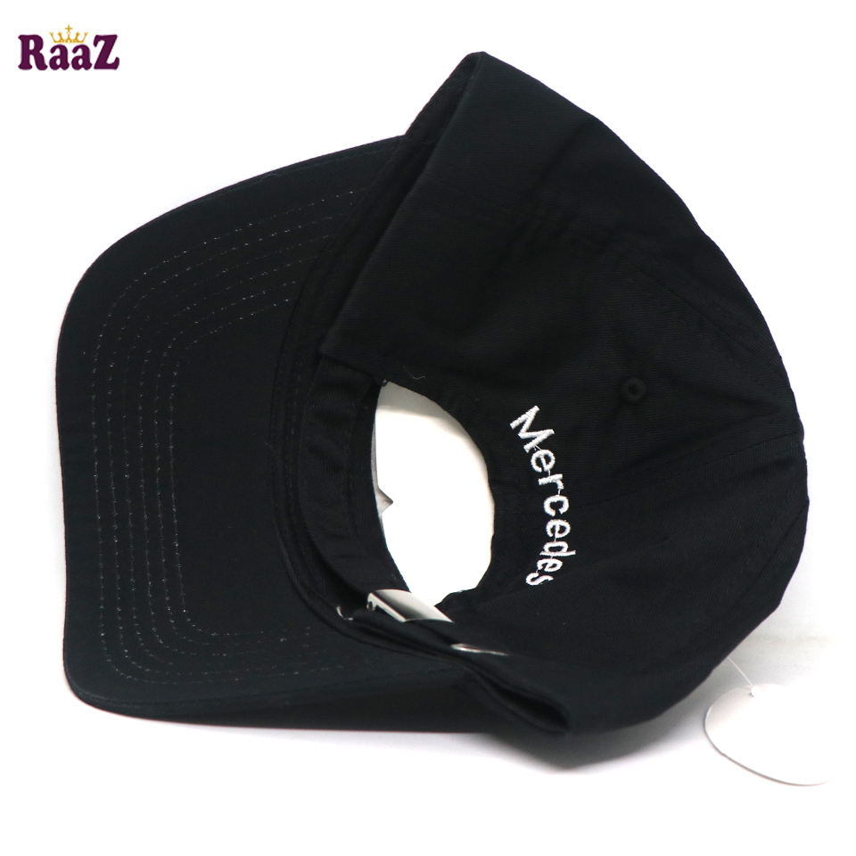 Picture of Black Mercedes Embroidery Logo Curved Cap