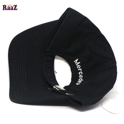 Picture of Black Mercedes Embroidery Logo Curved Cap