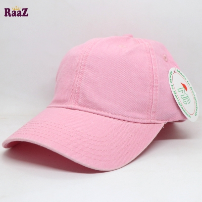 Picture of Light Pink Vintage Premium Wash Fabric Comfortable Cap
