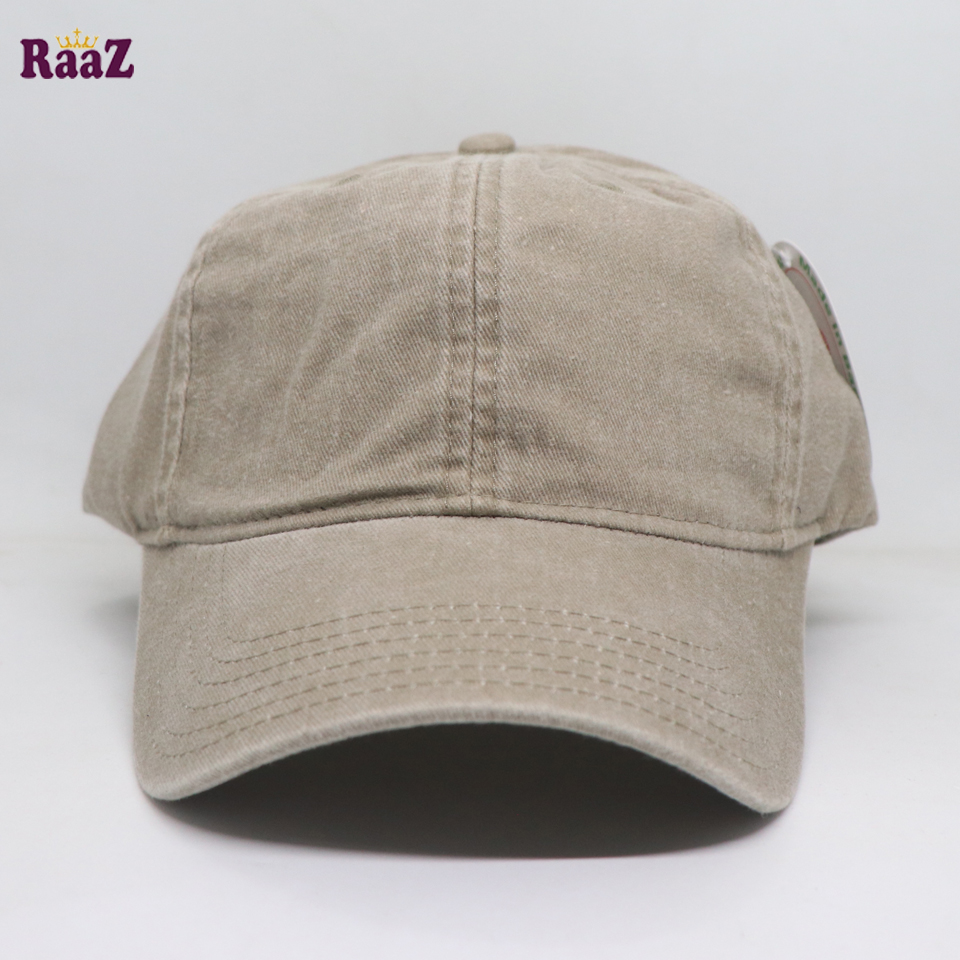 Picture of Off White Premium Wash Fabric Comfortable Cap