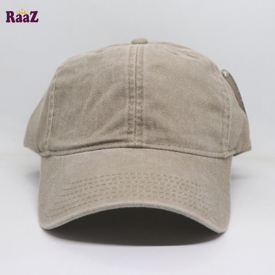 Picture of Off White Premium Wash Fabric Comfortable Cap