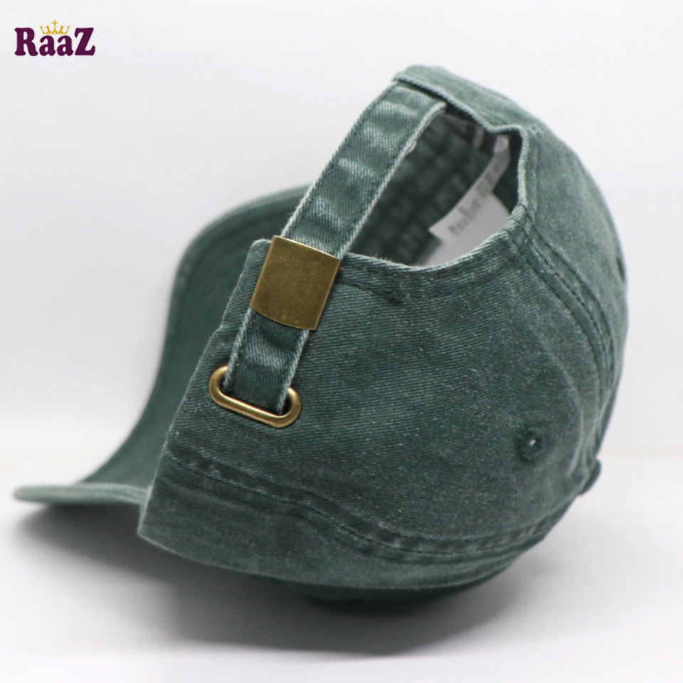 Picture of Deep Green Premium Wash Fabric Comfortable Curved Cap