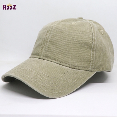 Picture of Soft Green Premium Wash Fabric Comfortable Cap