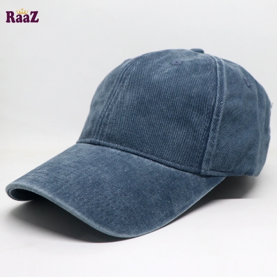 Picture of Navy Blue Premium Wash Fabric Comfortable Cap