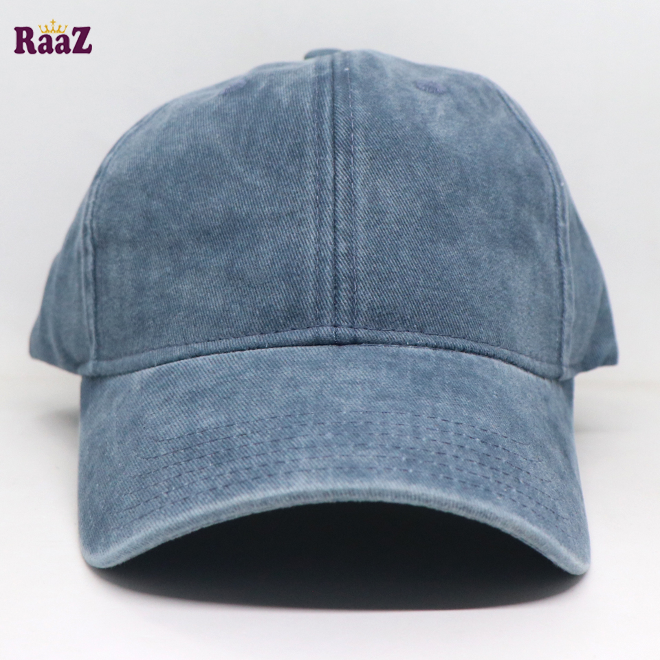 Picture of Navy Blue Premium Wash Fabric Comfortable Cap