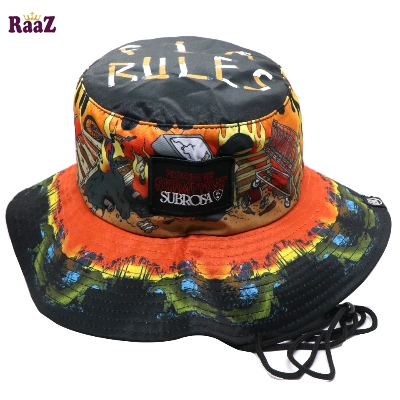 Picture of Anime Print Wide Brim Unisex Bucket Hat
