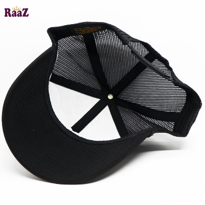 Picture of Hurley Black half Net Mesh Air Brand Logo Baseball Cap