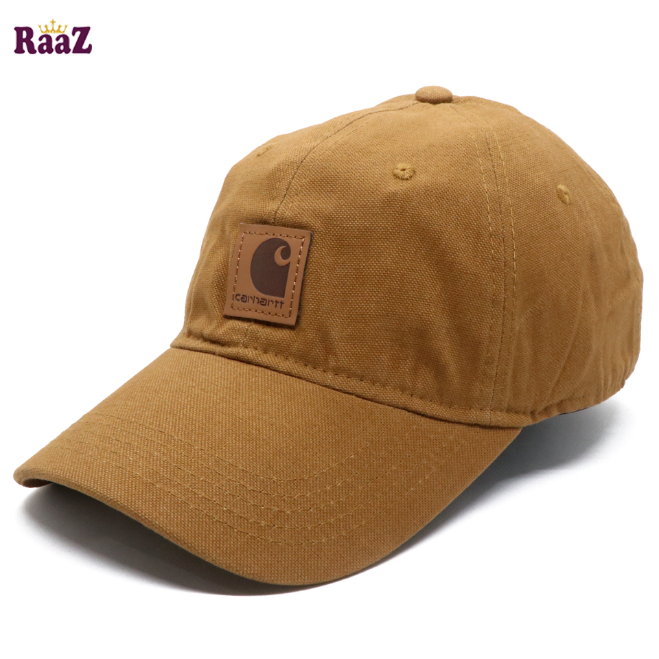 Picture of Carhartt Brown Brand Leather Logo Export Quality Baseball Cap