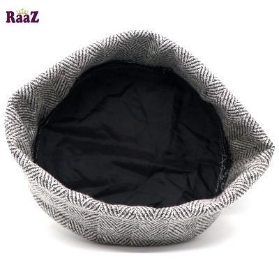 Picture of Silver Black High GSM Full Elastic Ramadan Prayer Tupi