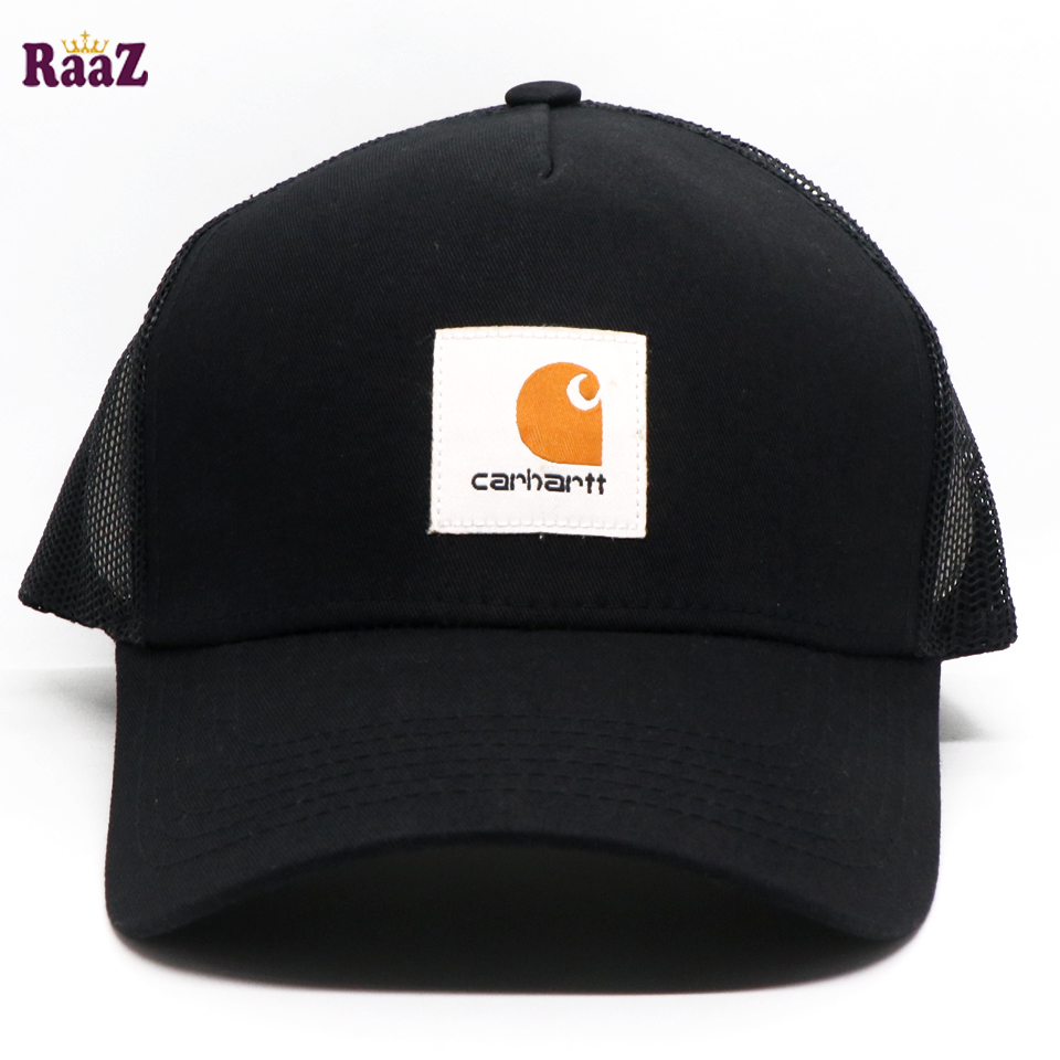 Picture of Carhartt Black half Net Mesh Air Brand Logo Baseball Cap