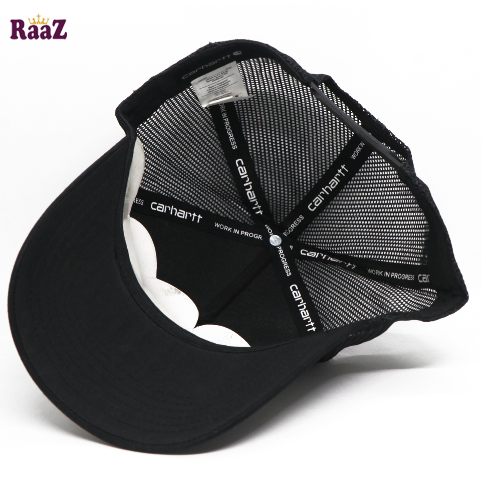 Picture of Carhartt Black half Net Mesh Air Brand Logo Baseball Cap